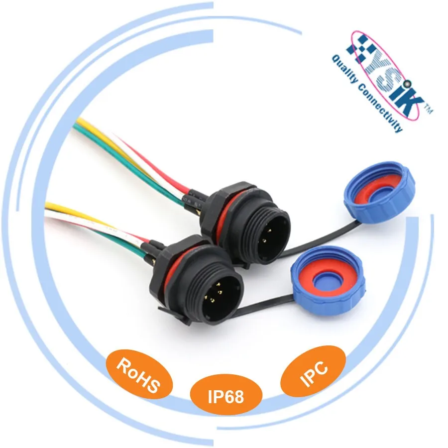 Ip67 Ip68 2pin 3pin 4pin 5pin 6pin 7pin 9pin Plastic Weipu Connector ...