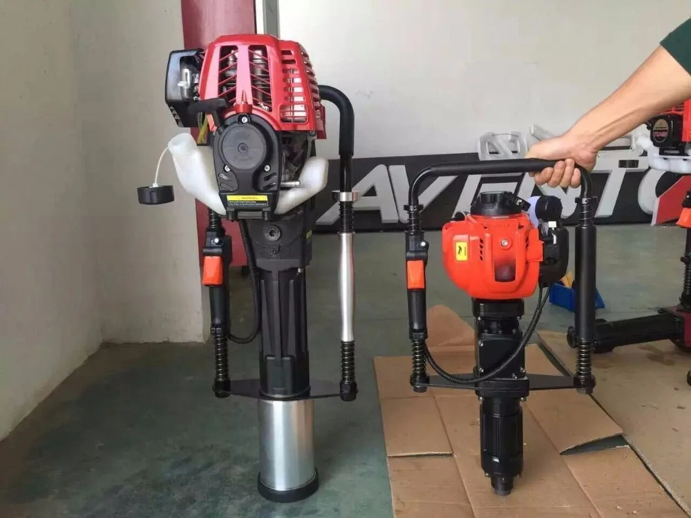 Skype: Luhengmiss Handheld Screw Piles Machine For Digging Hole - Buy ...