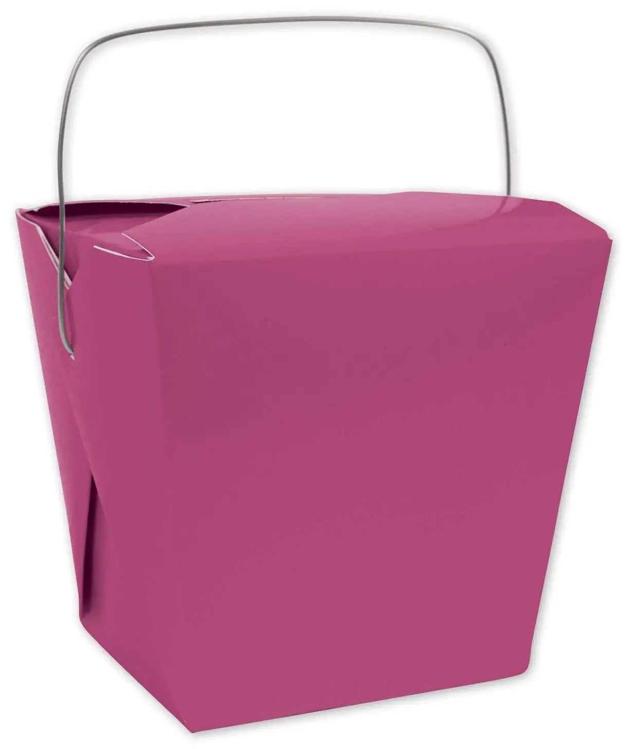 Solid Color Specialty & Event Boxes - Pink Event Boxes, 4 x 3 1/2 x 4" (12 Boxes) - BOWS-1165-5