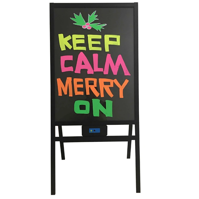 Color Black Size 60 X 80cm Display Stand Sign Holder Menu Holder Poster Holder Led Display Stand For Tables Restaurants Exhibition 60cm 80cm Black Support For Bar Restaurant Home Store Sign Holders
