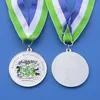 dance sports championship award trophy medal, bronze dance sports medal medallion, souvenir logo carved winner award medals