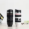 Promotional Stainless Camera Lens Mug, Black Color Camera Lens Coffee Mug