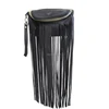 Guangzhou wallet women china online shopping Fashion designer long fringe clutch women black bag