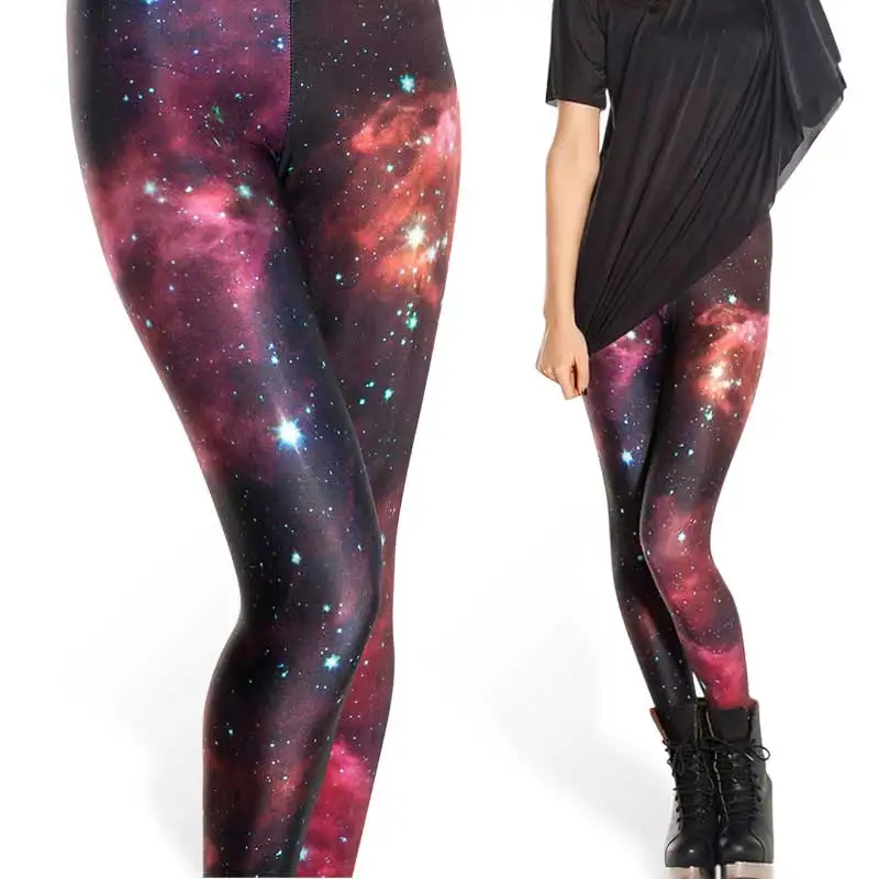 pink galaxy leggings