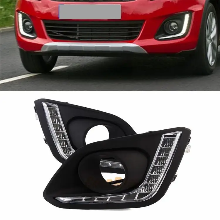 Factory Wholesale Led Daytime Running Light Drl Fog Lamp Daylight For Suzuki Swift 2014 2015