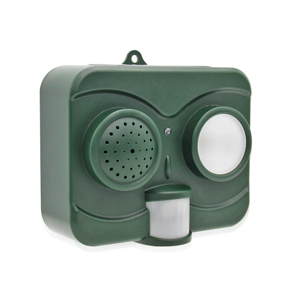Outdoor Waterproof Solar Powered Ultrasonic Animal Repeller with PIR Sensor Protect Your Yard Lawn Garden