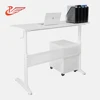 Assembly Manual Height Adjustable Standing Desk with crank lift mechanism