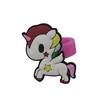 direct factory wholesale Eco-friendly safe unicorn pvc silicone kid finger ring