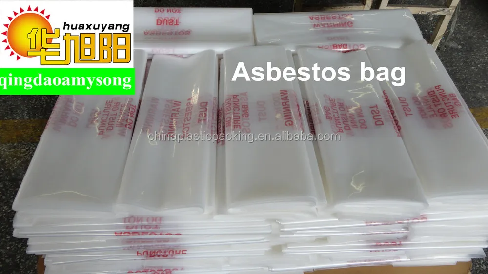 Heavy Duty Construction Plastic Asbestos Bag Waste Bag Buy Plastic