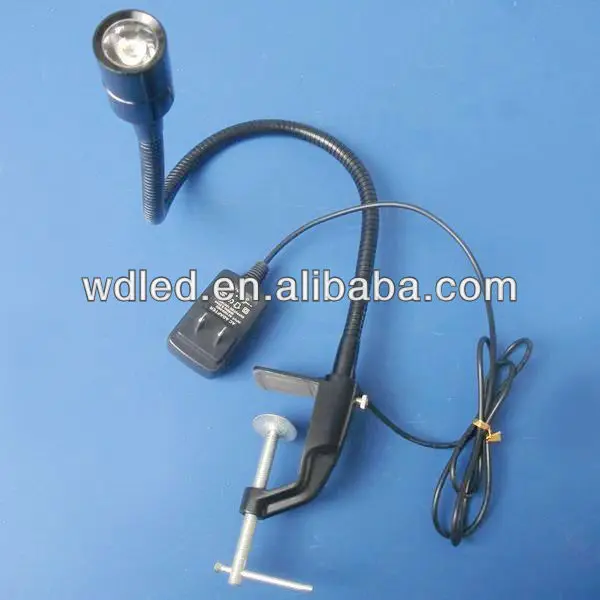 1W LED GOOSENECK CLAMP ON DESK LAMP