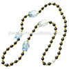 China Celebration party supplies Hand Strung Mardi Gras Customized Beads Necklace