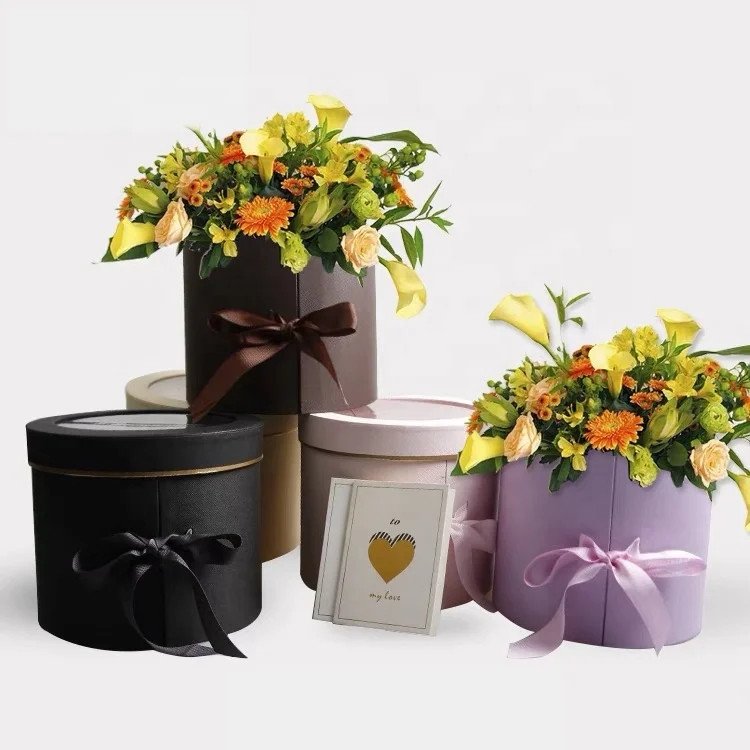 Wholesale Round Flower Packaging Twolayer Box,Gift Box