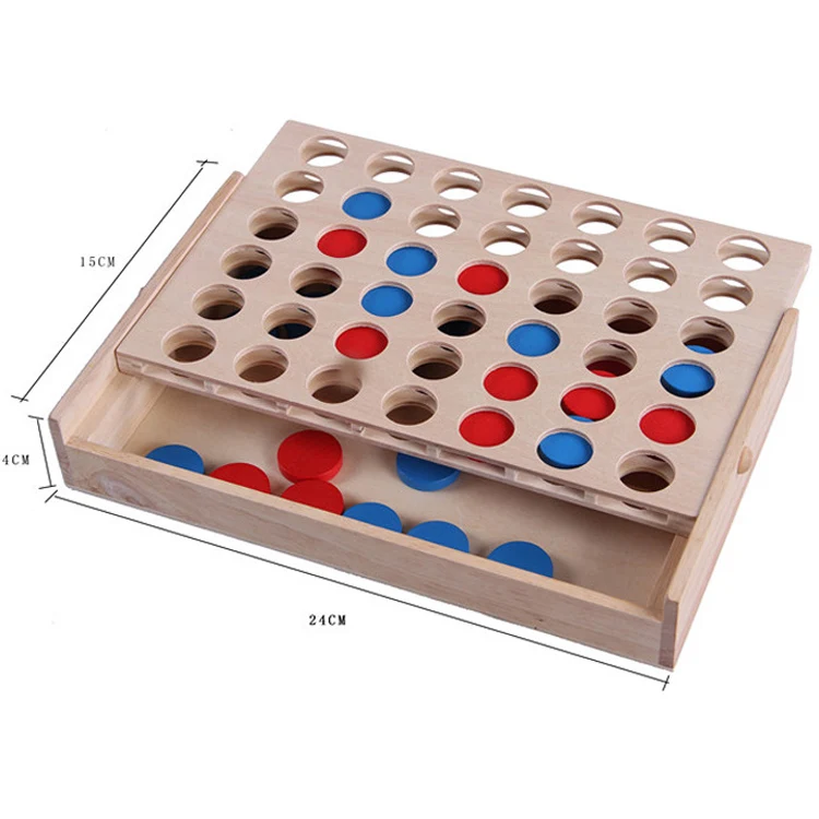 Wooden Traditional Tabletop Connect 4 Board Game Buy Blank Board Game