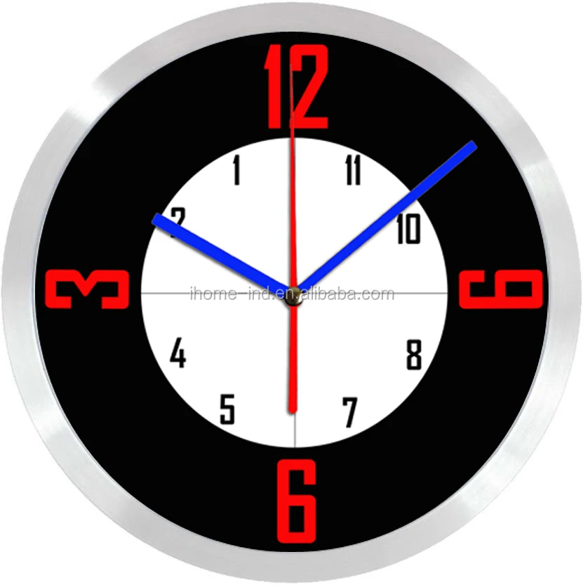 Backward Clock Clock Backwards Running Wall Clock Home Decorative(ih