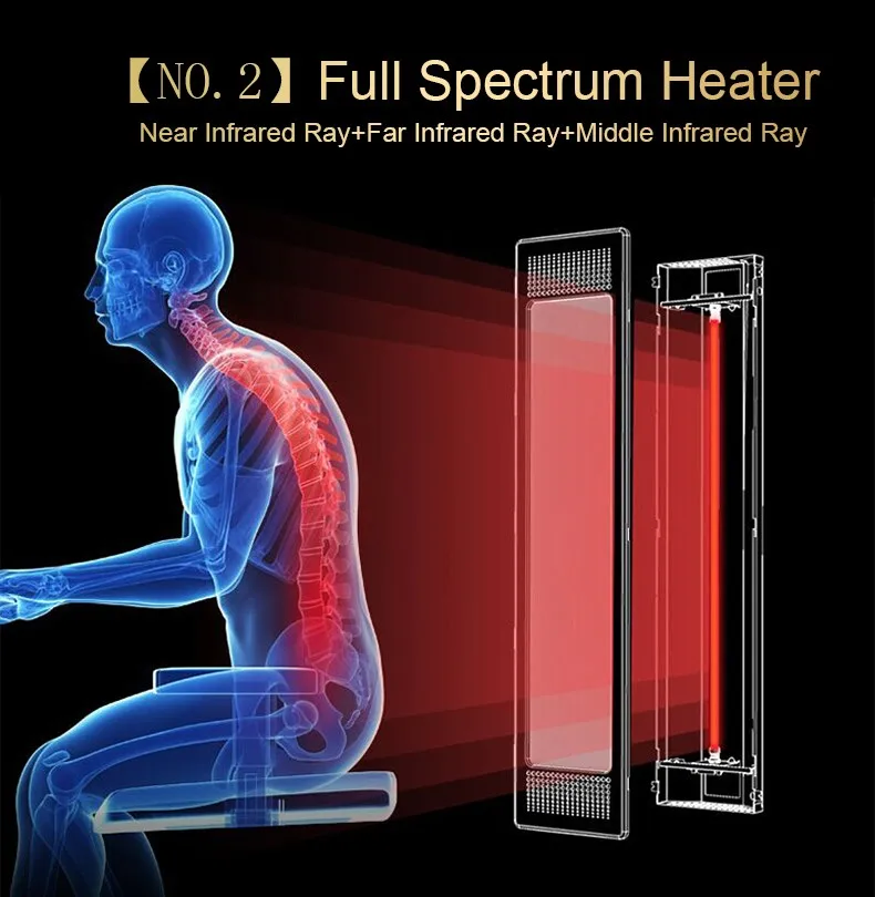 New model 4 people infrared sauna room house