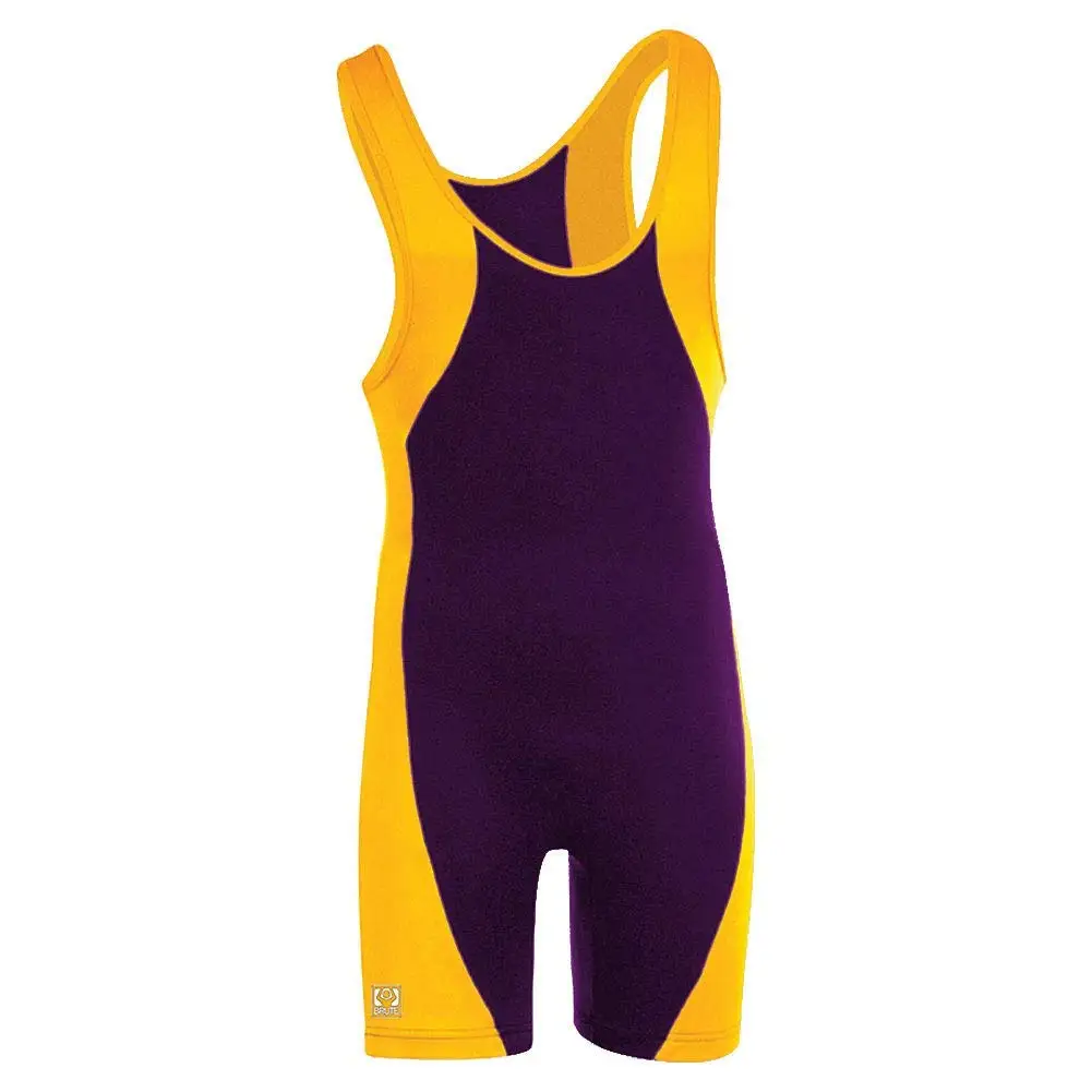 yellow wrestling singlet