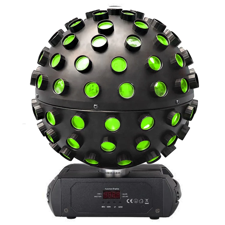 China suppliers 5pcs 18w RGBWAUV 6in1 led rotating magic disco ball light for wedding stage dj equipment decoration