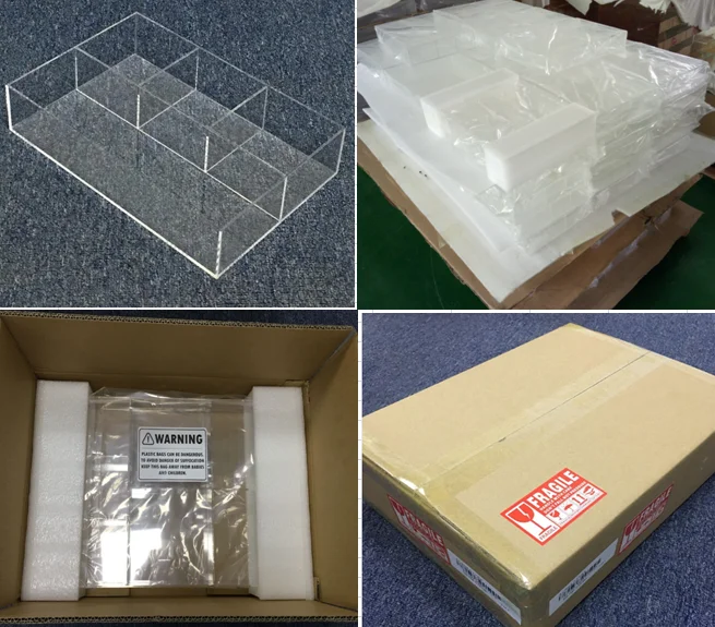 Acrylic Slat Wall Holders Clear Slat Wall Compartment Storage Keepsake