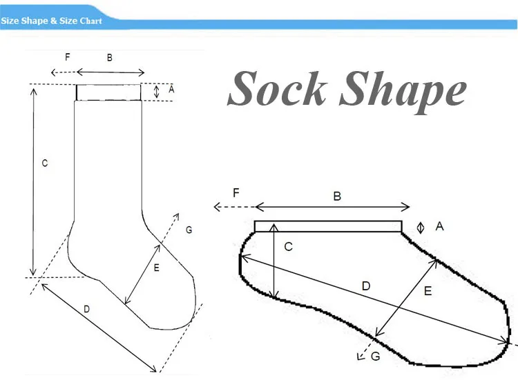 Japanese Socks Size Chart
