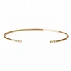 Minimalist 925 silver jewelry gold bangle models new design