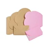 Custom design easy foldable stiff A4 brown kraft paper envelopes for greeting cards