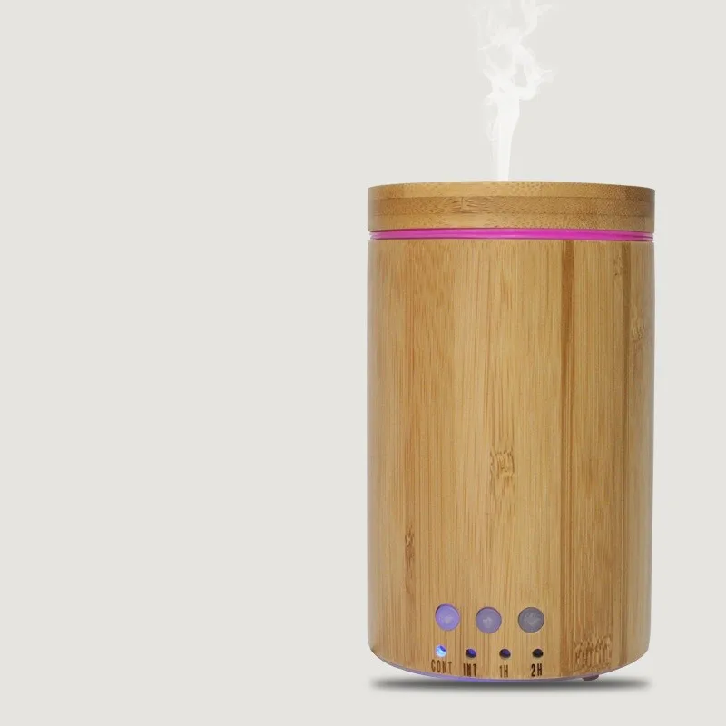 Echt Bambus 160ml Aroma Diffusor,Ultraschall Kühlen Nebel Befeuchter ...