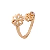 Christmas snowflake wicker jewelry ring