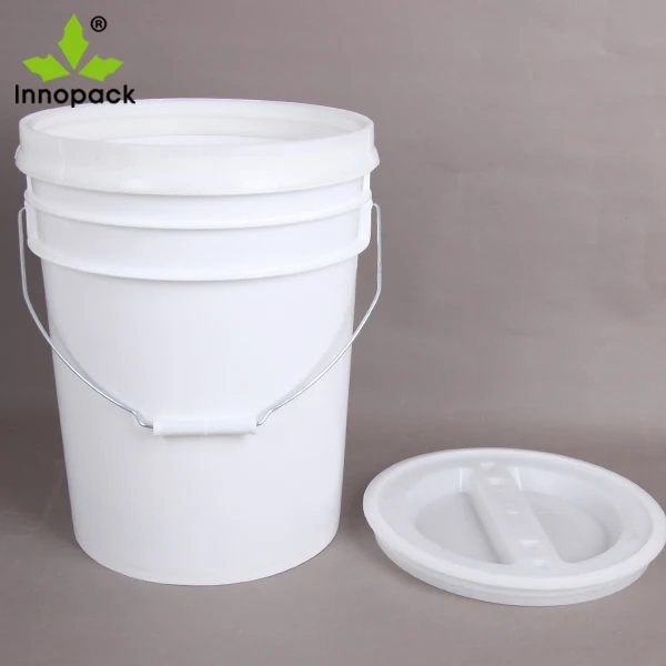 3 Gallon White HDPE Plastic Dairy Pails (FDA Approved and Freezer Safe