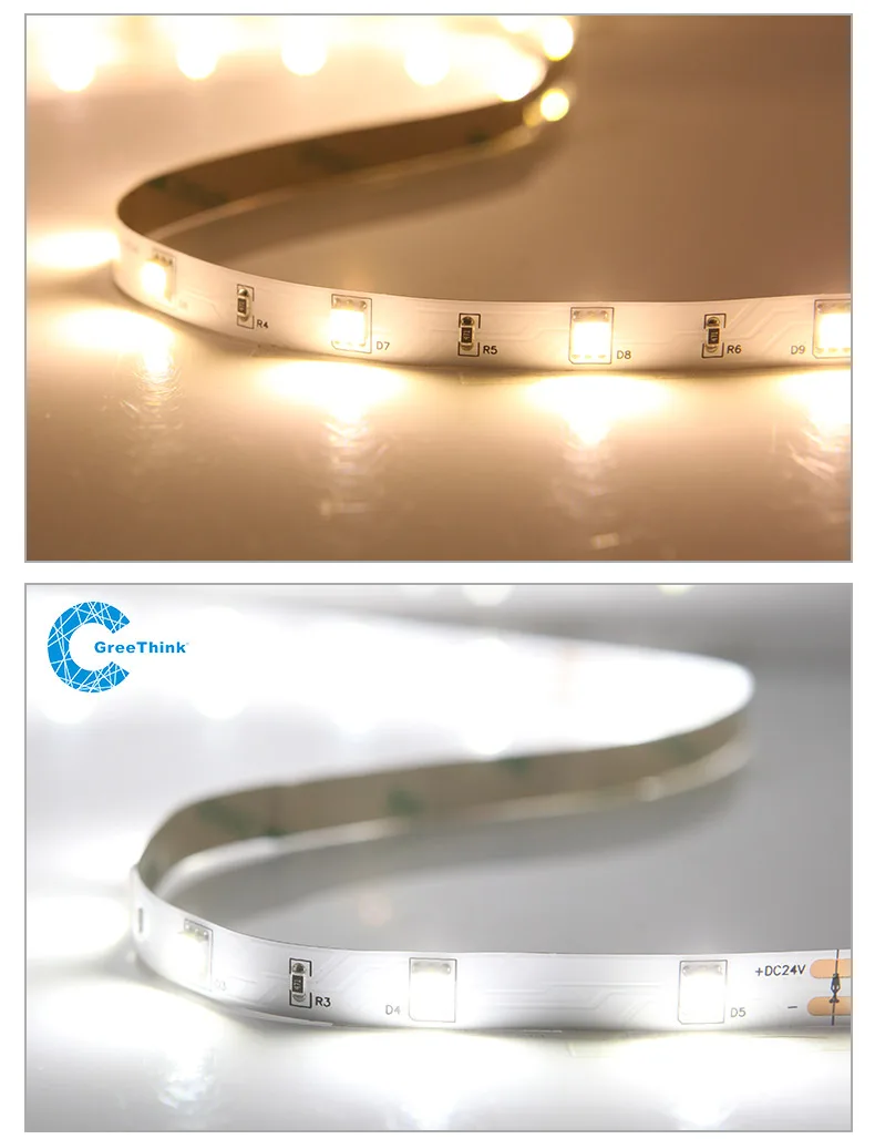 IP65 Rating 60 Led/m DC12V SMD 5050 Chips Flexible led strip with CE RoHS FCC
