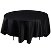 Newly customized polyester 72 tablecloths satin used