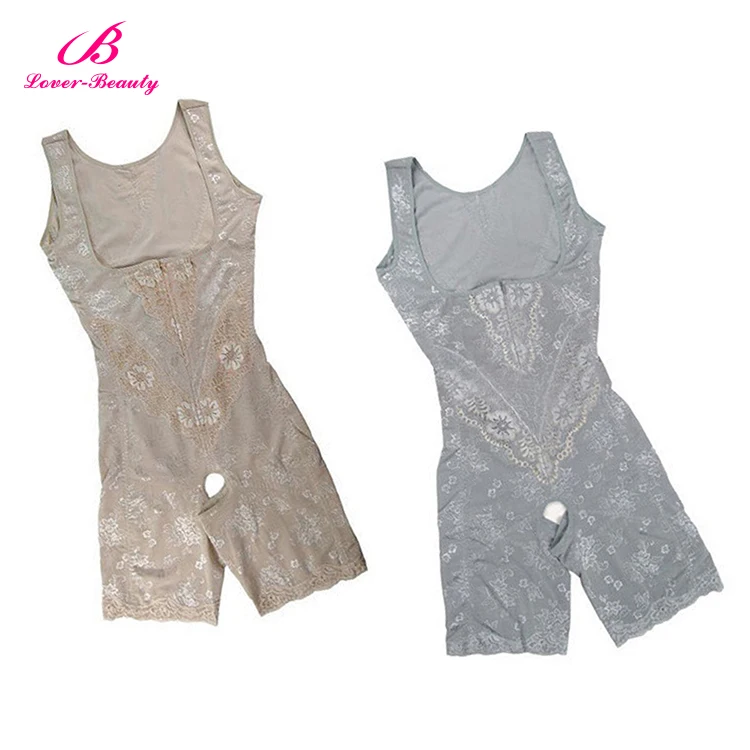 Weight Loss Tummy Control Women Lace Bodysuit Slimming Underwear Body