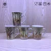 Creative cute deer printed coffee mug christmas gift trumpet mug