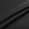 Cheap price heavy plain dyed double face black satin fabric samples
