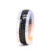 China THX Jewelry Manufacture Direct DO IT BY YOURSELF Glow in the Dark Black Carbon Fiber wedding Ring