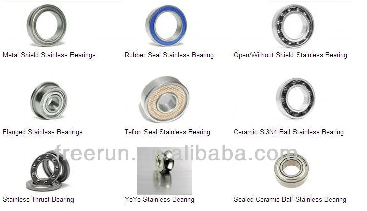 440c Stainless Steel CERAMIC Ball Bearings 2 PCS ABEC-5 10x26x8 mm S6000-2RS 
