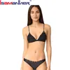 Wholesale black two pieces swimsuit, sexy micro string bikini for mature women