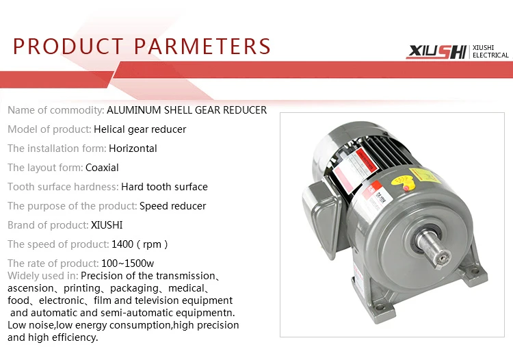 28 shaft electric induction motor speed reducer 3-phase 1.5kw 2hp