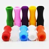 Wholesale soft silicone material long drip tip for disposable e cigarette