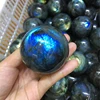 Natural healing ball gemstone labradorite sphere For sale