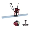 Vibrating and leveling small area concrete surface machine surface finishing screed