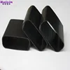 Top quality black PVC rectangle pipe outer 79mm inside 32mm wall thickness 2.0mm