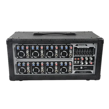 Audio Mixing Console 8 Channel Powered Mixer Pm808 - Buy 8 Channel ...