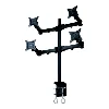 LCD352-Q LCD Tv Desktop Clamp Mount Quad Monitor Arms for 13~27" LCD LED Monitors