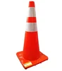 Factory supply Various sizes 29" inch 72cm 720mm 3.5kgs reflective traffic soft PVC traffic road cone with collar