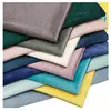 Free Sample High Density Quality 100% Polyester Satin Solid Woven Velvet Fabric for Bed Linen Upholstery
