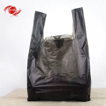 black plastic bags wholesale