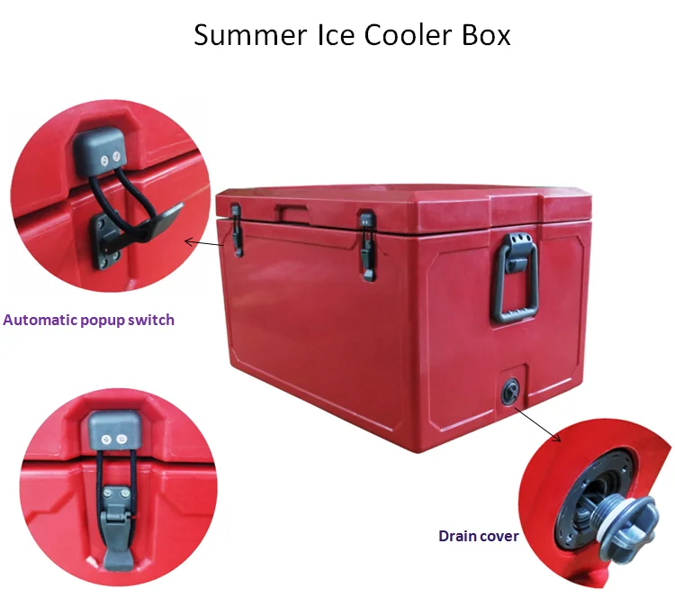 72 Qt Ice Cooler Box Chest High Performance Commercial Grade Insulated