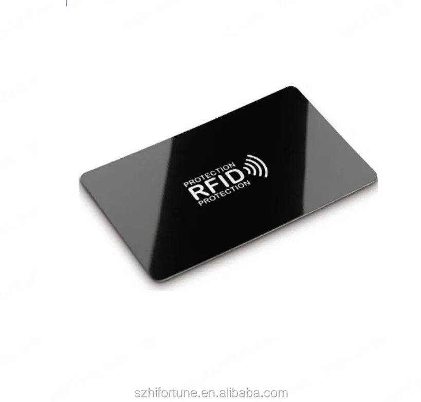 RFID blocking card, RFID card, signal blocking card