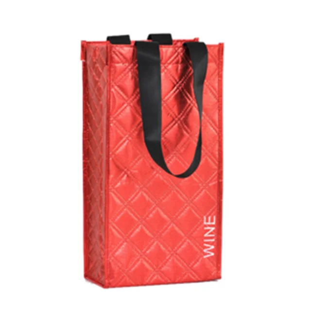 Metal silver non woven laser lamination shopping tote bag