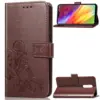 Leather Four Leaf Clover Case For LG K3 Lte K5 K7 K8 K10 K3 2017 K4 K8 2017 LV3 K10 2017 LV5 Wallet Flip PU Leather Cover